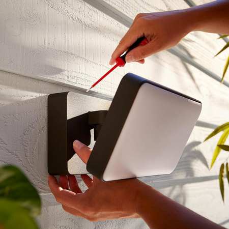 Naświetlacz LED Lampa Reflektor 20.5W 2600lm IP44 2700K Ciepła White Czarna Inteligentna SMART Zigbee Bluetooth Welcome Philips HUE