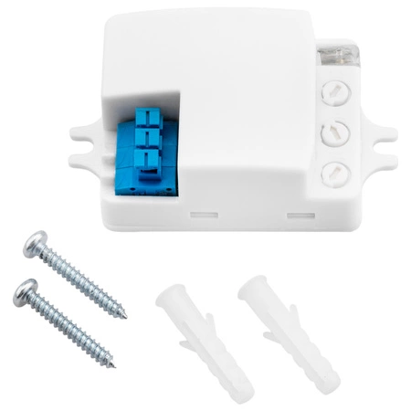 Czujnik Ruchu i Zmierzchu Mikrofalowy Sensor LED IP20 FLAT