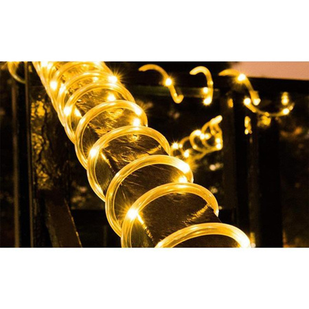 Girlanda Solarna Ogrodowa 100x LED Ozdobna Łańcuch Świetlny 11,9m 3000K