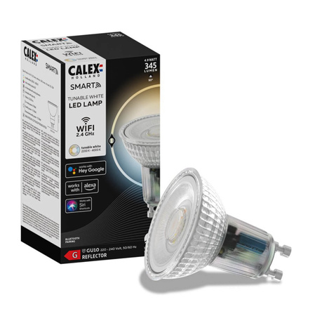 Żarówka LED GU10 SMART WiFi 4,9W 345lm CCT TUYA CALEX