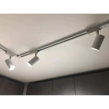 Łącznik Prosty do Listw Szynowych Trójfazowych Czarny