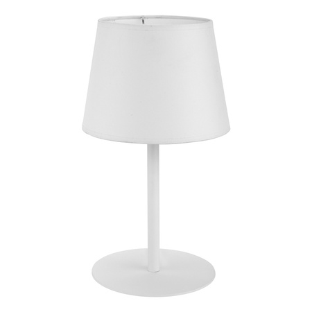 Lampa Stołowa Biurkowa Nocna MAJA WHITE Abażur Biała Klasyczna E27 2935 TK Lighting