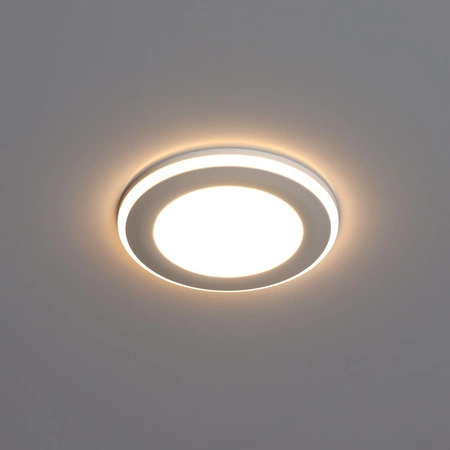 Oprawa Podtynkowa LED Downlight Lampa Punktowa 5W 420lm 3000K Ciepła Oczko Spot Biała Halo Kobi