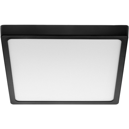 Plafon natynkowy Panel LED 24W 4000K Czarny kwadratowy Proma LVT