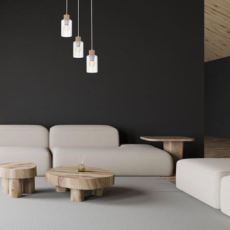 Lampa Wisząca Sufitowa MADERA 3xE27 Milagro