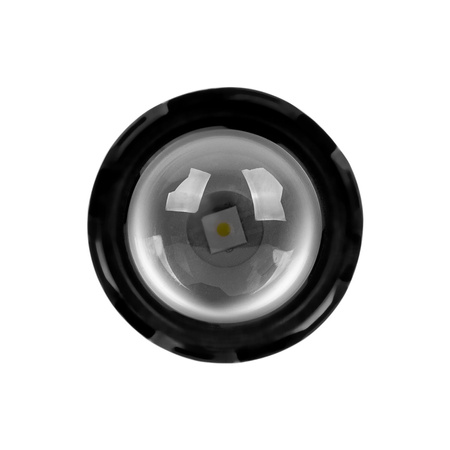 Latarka Akumulatorowa LED Taktyczna 600lm 10W Lampka Ręczna Mocna ZOOM POWERBANK VA0179 VAYOX