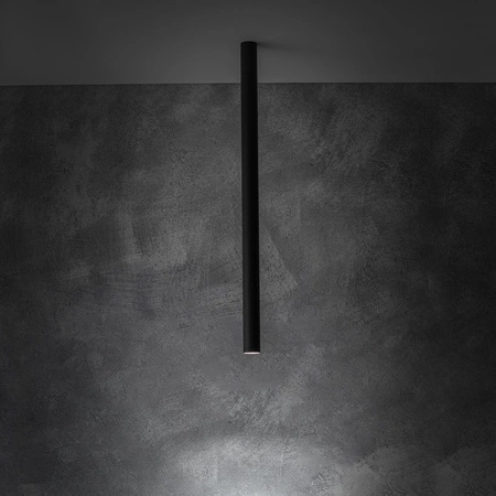 Oprawa Natynkowa Sufitowa GU10 SPOT TUBA Czarna FOURTY M 10821 Nowodvorski