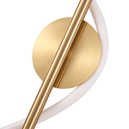 Kinkiet Ścienny Lampa Sufitowa 19W 2230lm 4000K Neutralna Złota Emma Sanico Goldlux