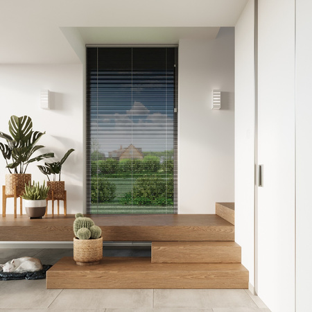 Lampa Ścienna Kinkiet E27 Prostokątna Biała Nowoczesna Samir Sollux