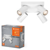 Lampa Sufitowa LED Kwadrat Reflektor Spot 4-Punktowy 13.6W GU10 Biała LEDVANCE