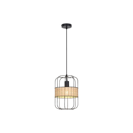 Lampa Wisząca Sufitowa Zwis E27 Czarny Industrialny Indiana Rabalux