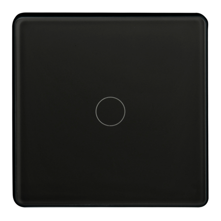 Włącznik Dotykowy Pojedynczy z Kondensatorem Czarny Tuya Smart WiFi Sanico Goldlux