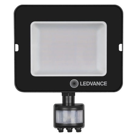 Naświetlacz LED 50W 4500lm Ciepła IP65 Czarny z czujnikiem ruchu i zmierzchu LEDVANCE COMPACT V