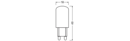 Żarówka LED G9 Kapsułka 3.2W = 30W 320lm 1800/2700K Ciepła CRI90 300° Biała Ściemnialna SUPERSTAR PLUS CLASSIC Osram