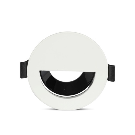 Oprawa Sufitowa Podtynkowa Oczko GU10 Okrągła Biała/Czarna VT-884 V-TAC