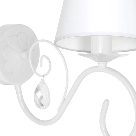 Lampa Ścienna Kinkiet SARA Biała 1xE14 Milagro