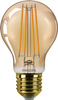Żarówka LED E27 A60 7W = 40W 470lm 1800K Ciepła Filament Bursztynowa PHILIPS