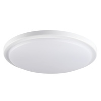 Plafon Lampa Sufitowa LED ORTE Mikrofalowy Czujnik Ruchu 24W 2200lm 4000K IP54 Okrągła Biała KANLUX