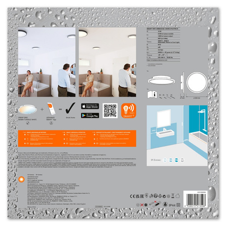 Plafon LED Lampa łazienkowa ORBIS Disc 18W 2100lm ciepła-zimna 30cm SMART+ WiFi LEDVANCE