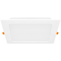 Panel LED Oprawa Sufitowa 18W 1440lm 2700/4000/6500K CCT 120° Wpuszczany Kwadratowy Biały Bingo Masterled