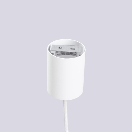 Lampa Sufitowa Wisząca Zwis G9 Okrągła Biała Nowoczesna Matowa Halo Sollux