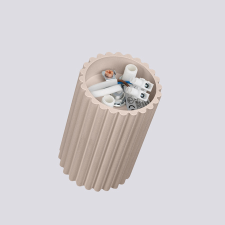 Oprawa Natynkowa GU10 Aluminiowa Taupe Karbon Deep Space SL.1758 Sollux