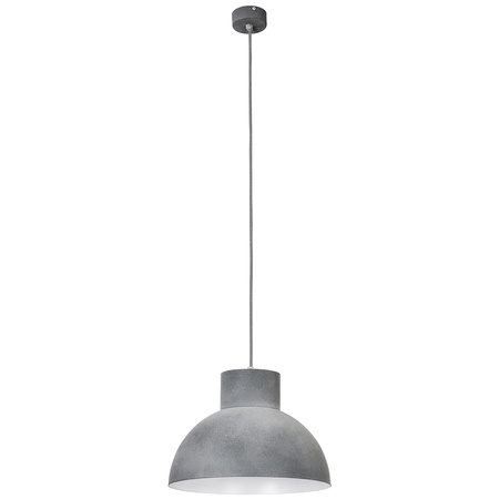 Lampa Sufitowa WORKS 6510 Nowodvorski Szara E27 Wisząca Betonowa Stal Nowoczesna