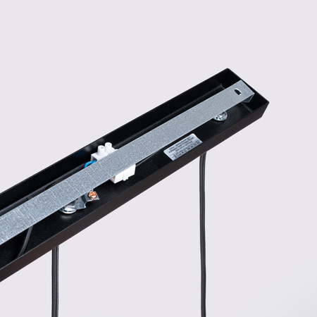 Lampa Wisząca Sufitowa Zwis Tuba Spot 3x GU10 Czarna Karbon Deep Space SL.1575 Sollux