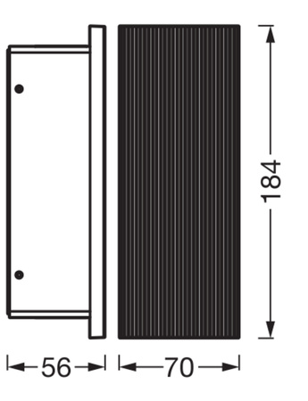 Kinkiet Ogrodowy Lampa Elewacyjna Zewnętrzna LED 12W 450lm 3000K Ciepła Szary IP54 Endura Osram