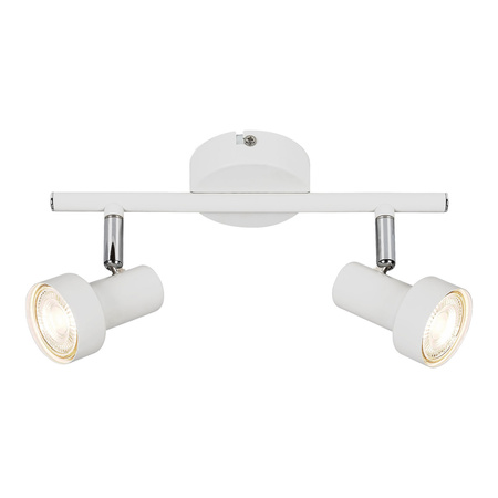 Lampa Sufitowa Oprawa Halogenowa Punktowa Reflektor Spot 2x GU10 Biały Klasyczny Konrad 5355 Rabalux