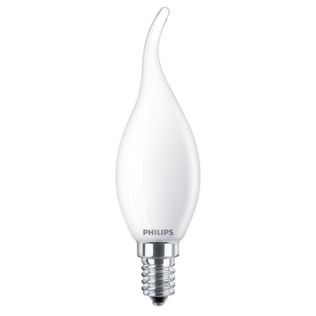 Żarówka LED Płomyk E14 BA35 2.2W = 25W 250lm 2700K Ciepła Filament Mleczna PHILIPS