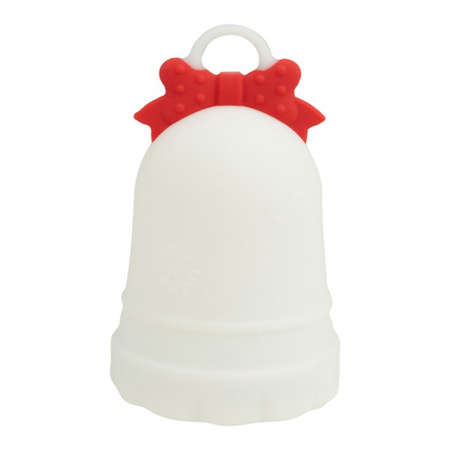 Lampka Nocna Dziecięca LED 1W 3000K Ciepła + Wielokolorowa RGB Akumulatorowa 1000mAh Biała DZWONEK MARY'S