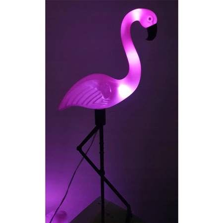 3x Lampa Ogrodowa LED SOLARNA Wbijana Zewnętrzna Flamingi 54cm