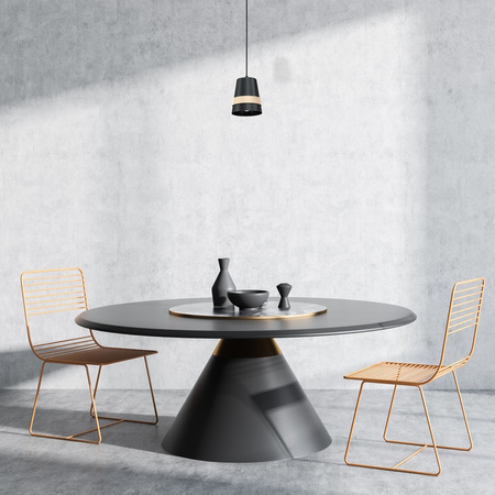 Lampa Wisząca Sufitowa VENEZIA Czarna 1xE27 Milagro