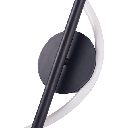 Kinkiet Ścienny Lampa Oprawa Natynkowa 19W 2230lm 4000K Neutralna Czarna Emma Sanico Goldlux