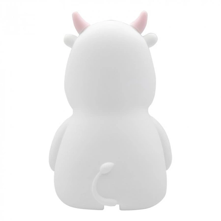 Lampka Nocna Dziecięca LED 1.2W 3000K Ciepła + Wielokolorowa RGB USB Akumulatorowa 1200mAh Różowa KRÓWKA RÓŻOWA MARY'S