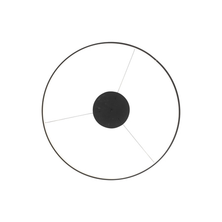 Lampa Sufitowa Wisząca LED 21W 660lm 3000K Ciepła Czarna Nowoczesna CIRCOLO LED M 10812 Nowodvorski