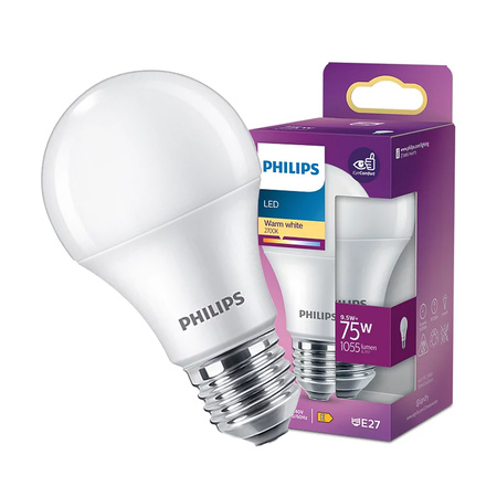 Żarówka LED E27 A60 9.5W = 75W 1055lm 2700K Ciepła Biała PHILIPS