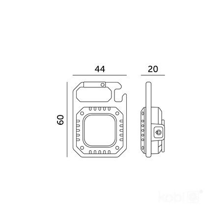 Latarka Kompaktowa Lampa Wielofunkcyjna Przenośna Akumulatorowa 7.4W 550lm CCT 7 Trybów X-MPR Kobi