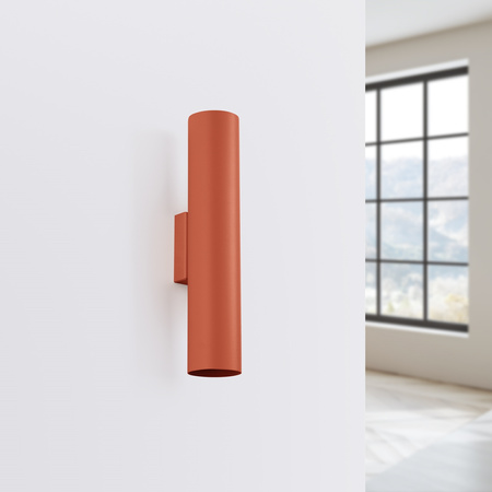 Lampa Ścienna Kinkiet Tuba Spot 2x GU10 Ochra Czerwona Lagos Ocean Green SL.1493 Sollux