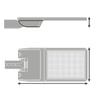 Lampa Uliczna LED Przemysłowa Oprawa Drogowa 158W 21150lm 2700K IP66 Biały Streetlight Flex Ledvance