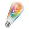 Żarówka LED E27 4.8W = 40W 470lm RGBW CCT Ściemnialna SMART+ WiFi Filament Edison Ledvance