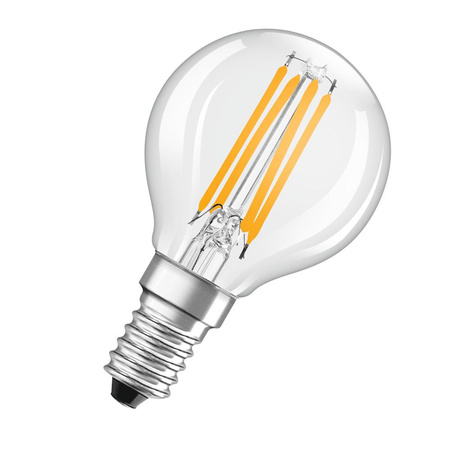 Żarówka LED P45 E14 2.9W = 40W 470lm 2700K Ciepła Biała FILAMENT ŚCIEMNIALNA LEDVANCE