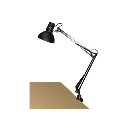 Lampa Stołowa Biurkowa Nocna E27 Czarny Klasyczny Arno Rabalux