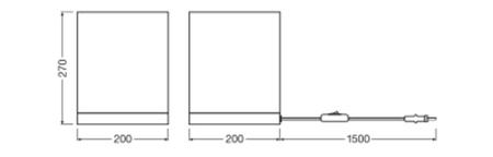 Lampa Stołowa Oprawa Biurkowa Stojąca Dekoracyjna E27 Brązowy USB-C Decor Ledvance
