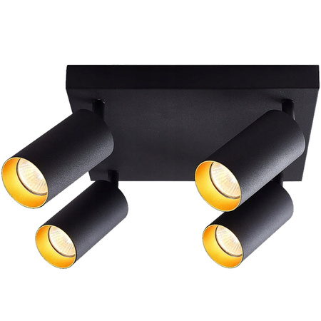 Lampa sufitowa LED ERIS GOLD 4x GU10 regulowana