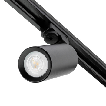 Reflektor Szynowy GU10 Czarny RITI Lampa do Szynoprzewodów Jednofazowych
