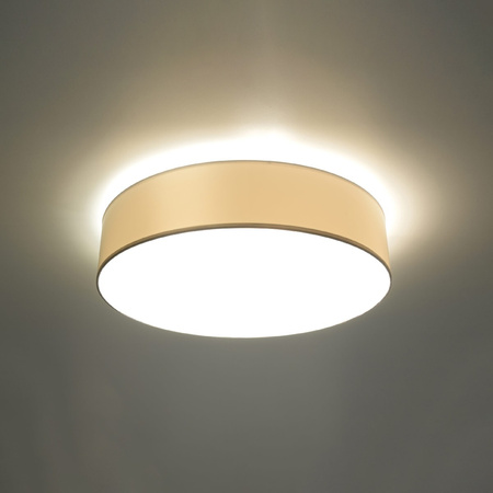 Lampa Sufitowa Plafon 3x E27 Okrągła Biała Minimalistyczna Arena Sollux