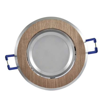 Oprawa sufitowa podtynkowa ruchoma SUN OLAL GOLDLUX alu złoty + żarówka LED GU10 3.5W