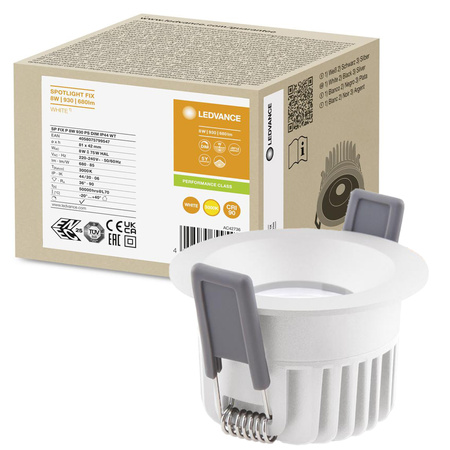 Panel LED Oprawa Podtynkowa Punktowa 8W 680lm CCT Ściemnialna Oczko Spot Biały Fix Ledvance